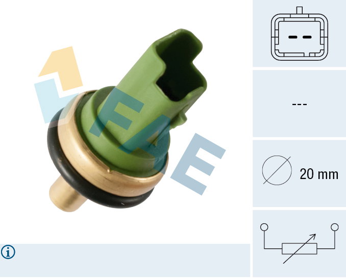 Sonde de température, liquide de refroidissement