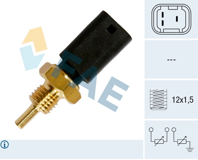 Sonde de température, liquide de refroidissement
