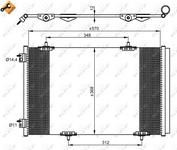 Condenseur / Radiateur de climatisation