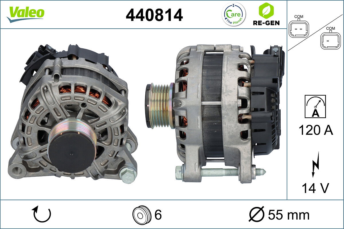 Alternateur VALEO RE-GEN REMANUFACTURED