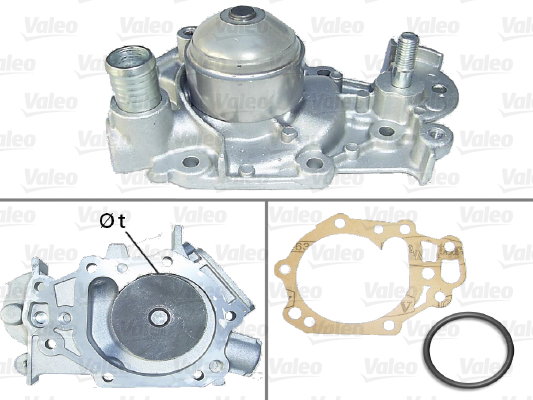 Pompe à eau, refroidissement du moteur