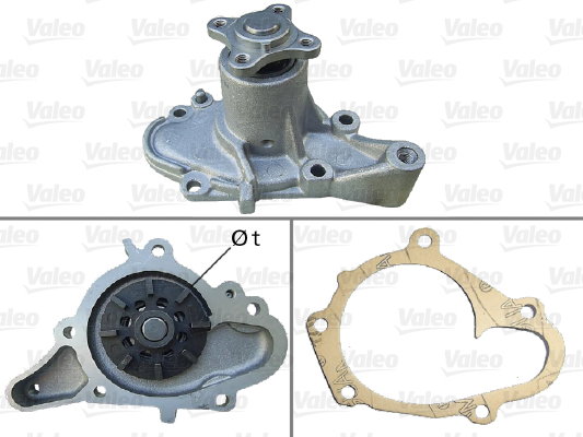 Pompe à eau, refroidissement du moteur