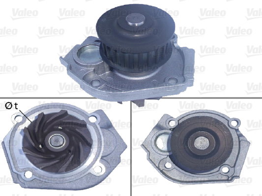 Pompe à eau, refroidissement du moteur