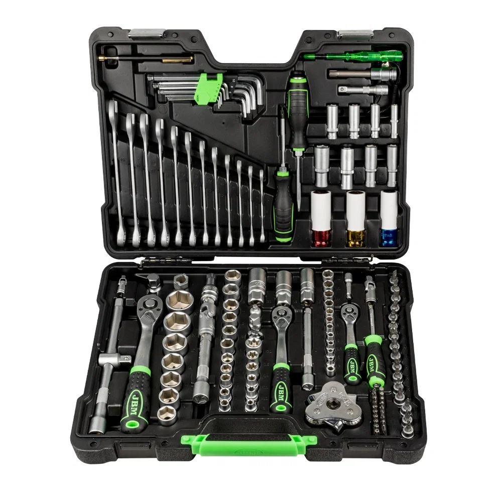 COFFRET DE DOUILLES 132 PIECES 6 PANS