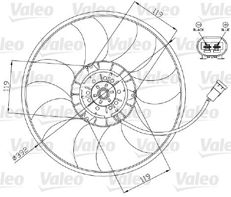 Ventilateur, refroidissement du moteur