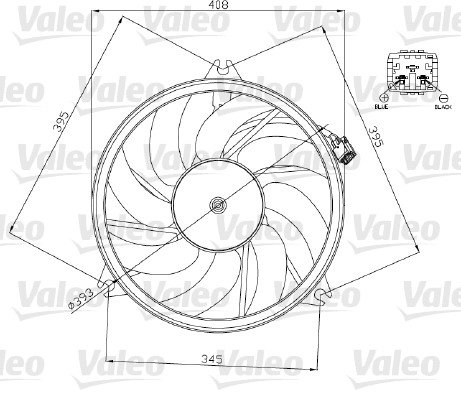 Ventilateur, refroidissement du moteur
