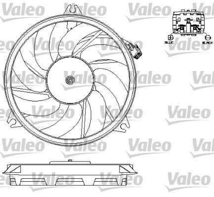 Ventilateur, refroidissement du moteur