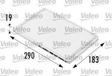 Filtre, air de l'habitacle VALEO ESSENTIAL