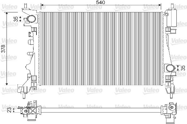 Radiateur, refroidissement du moteur