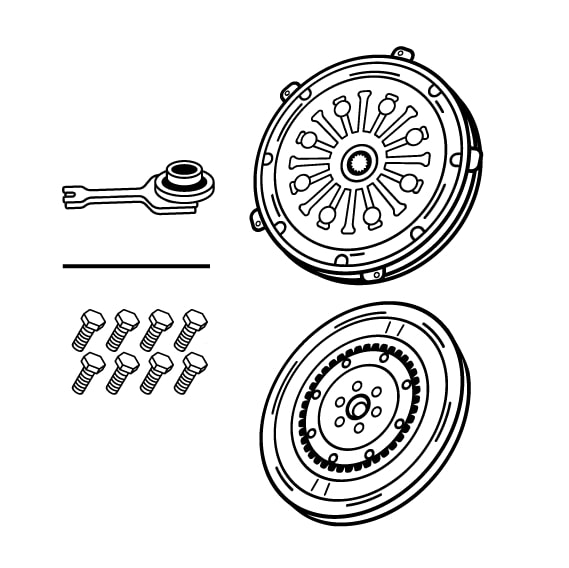Kit d'embrayage DDC FULLPACK DMF