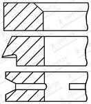 Jeu de segments de pistons