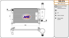Radiateur, refroidissement du moteur