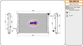 Radiateur, refroidissement du moteur