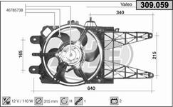 Ventilateur, refroidissement du moteur