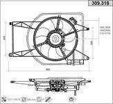 Ventilateur, refroidissement du moteur
