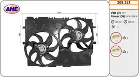 Ventilateur, refroidissement du moteur