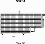 Condenseur / Radiateur de climatisation