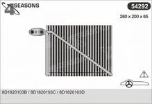 Évaporateur climatisation