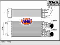 Intercooler radiateur de turbo