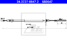 Cable de frein à main