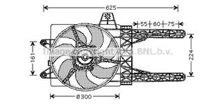 Ventilateur, refroidissement du moteur