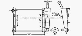 Radiateur, refroidissement du moteur