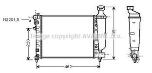 Radiateur, refroidissement du moteur