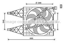 Ventilateur, refroidissement du moteur
