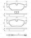 Plaquettes de frein arriere (Jeu de 4)