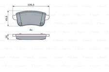 Plaquettes de frein arriere (Jeu de 4)