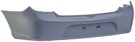 Pare-choc arriere avec renfort avec appret