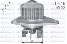 Pompe à eau, refroidissement du moteur