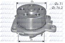 Pompe à eau, refroidissement du moteur