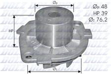 Pompe à eau, refroidissement du moteur
