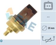 Capteur, temperature du liquide de refroidissement