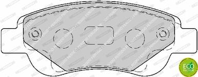 Plaquettes de frein avant (Jeu de 4)