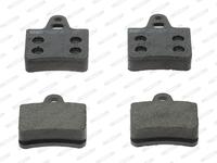 Plaquettes de frein arriere (Jeu de 4)