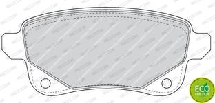 Plaquettes de frein arriere (Jeu de 4)