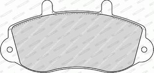 Plaquettes de frein avant (Jeu de 4)