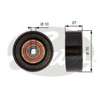 Galet enrouleur accessoires
