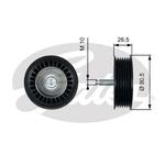 Galet enrouleur accessoires