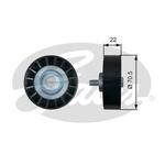 Galet enrouleur accessoires