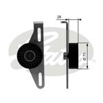 Galet tendeur accessoires
