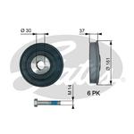 Poulie damper/vilebrequin
