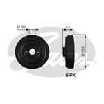 Poulie damper/vilebrequin