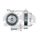 Poulie damper/vilebrequin