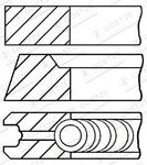 Jeu de segments de pistons