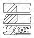 Jeu de segments de pistons