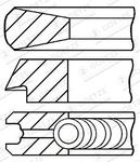 Jeu de segments de pistons