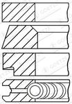 Jeu de segments de pistons